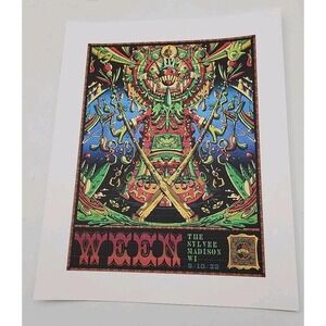 Official Ween Blotter Art print by artist Steven‎ Cerio Ween Artwork